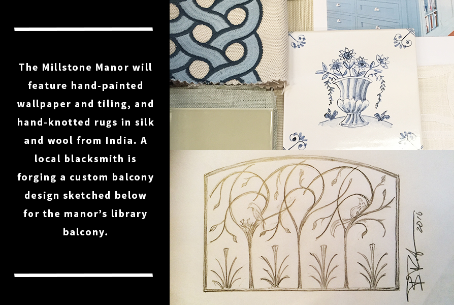 The Millstone Manor project showcases how traditional design elements are finding their way into modern luxury projects.